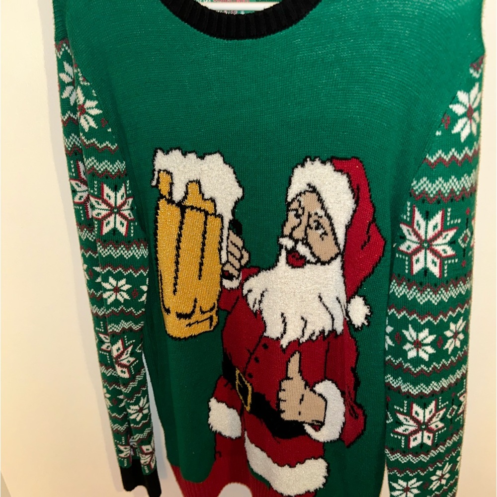 Men’s Holiday Christmas Sweater, Size Medium